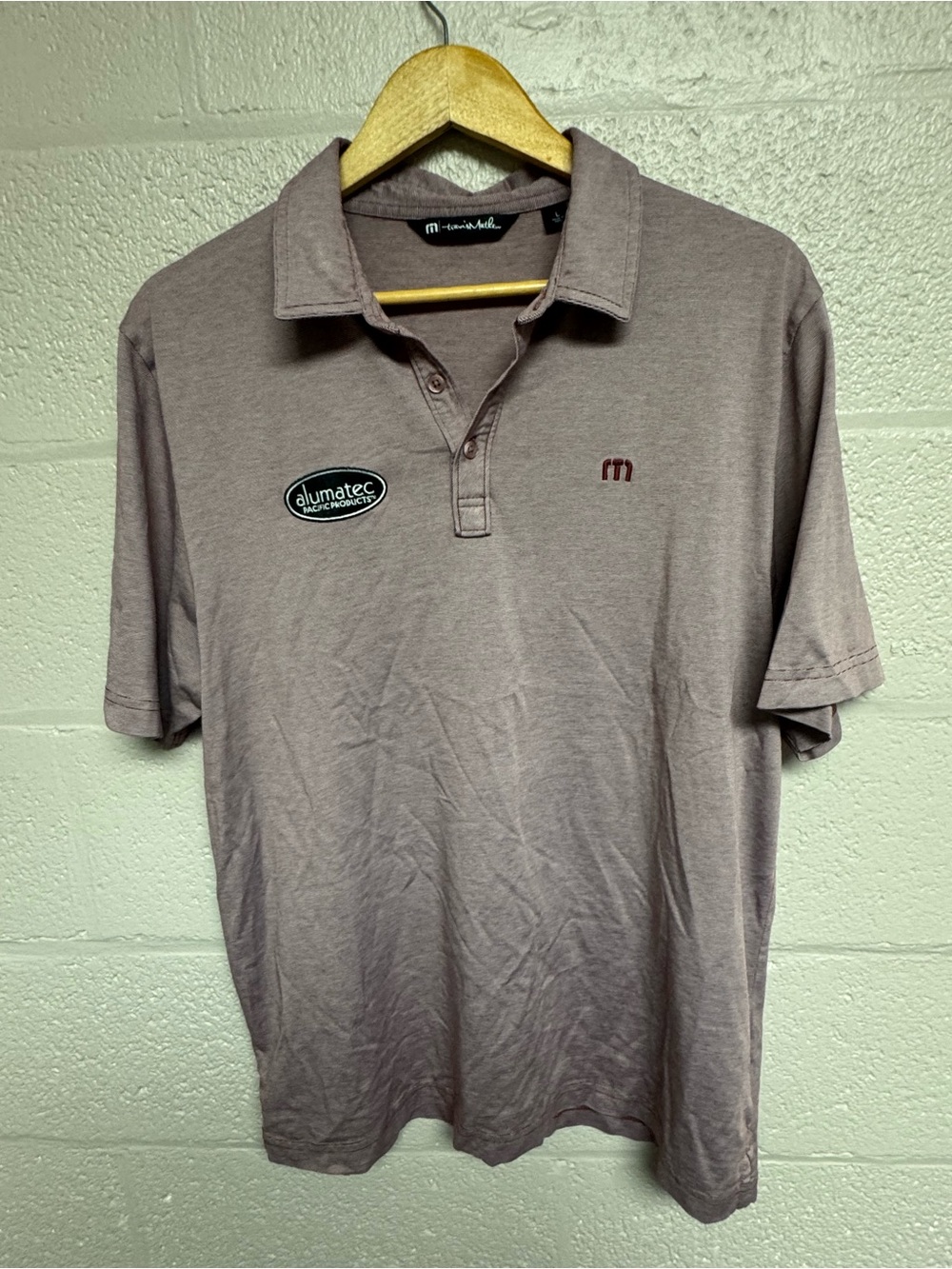 Travis Mathew Short Sleeve Polo - Mauve